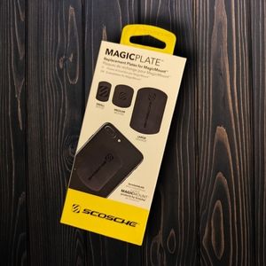 SCOSCHE MagicMount Magnetic Mount Replacement Plate Kit - MagicPlate Black NEW